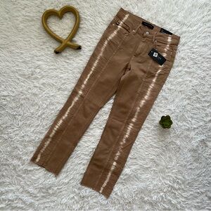 Tommy Hilfiger Tan Straight Ankle Pants